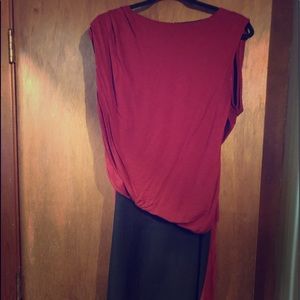 ASOS asymmetrical cutout back midi dress size 6